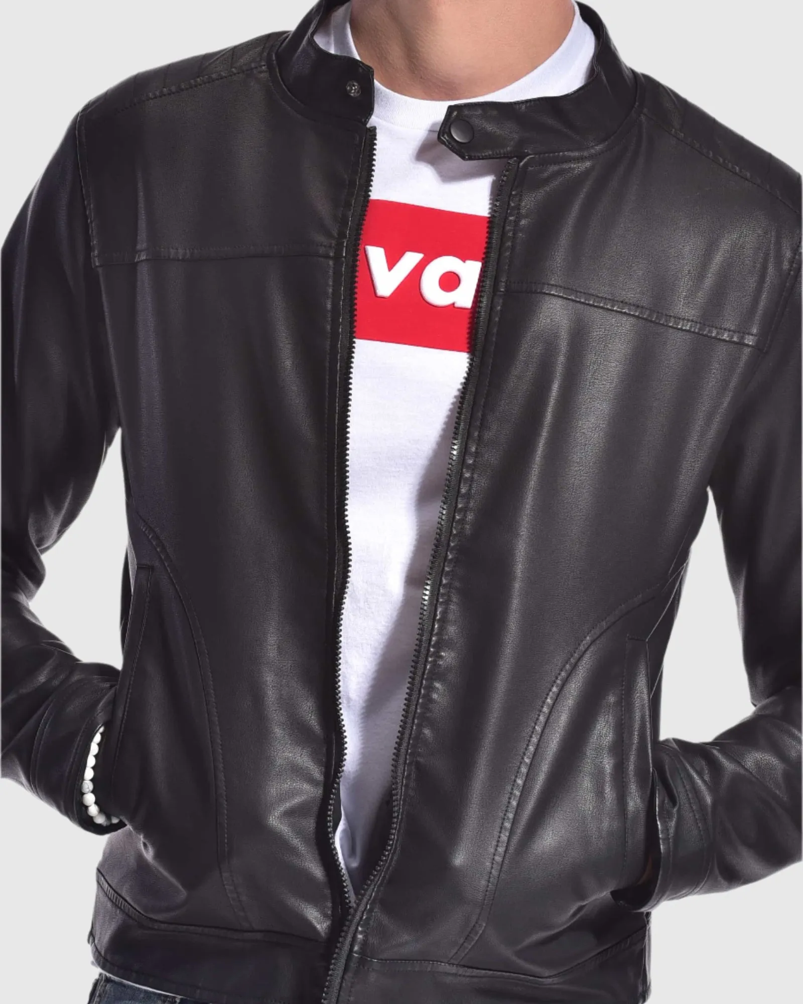 MEN'S MURPHY SHERPA LINED PU JACKET