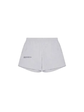 Mens Organic Cotton Pajama Loose Shorts with C-FIBER™—grey marl