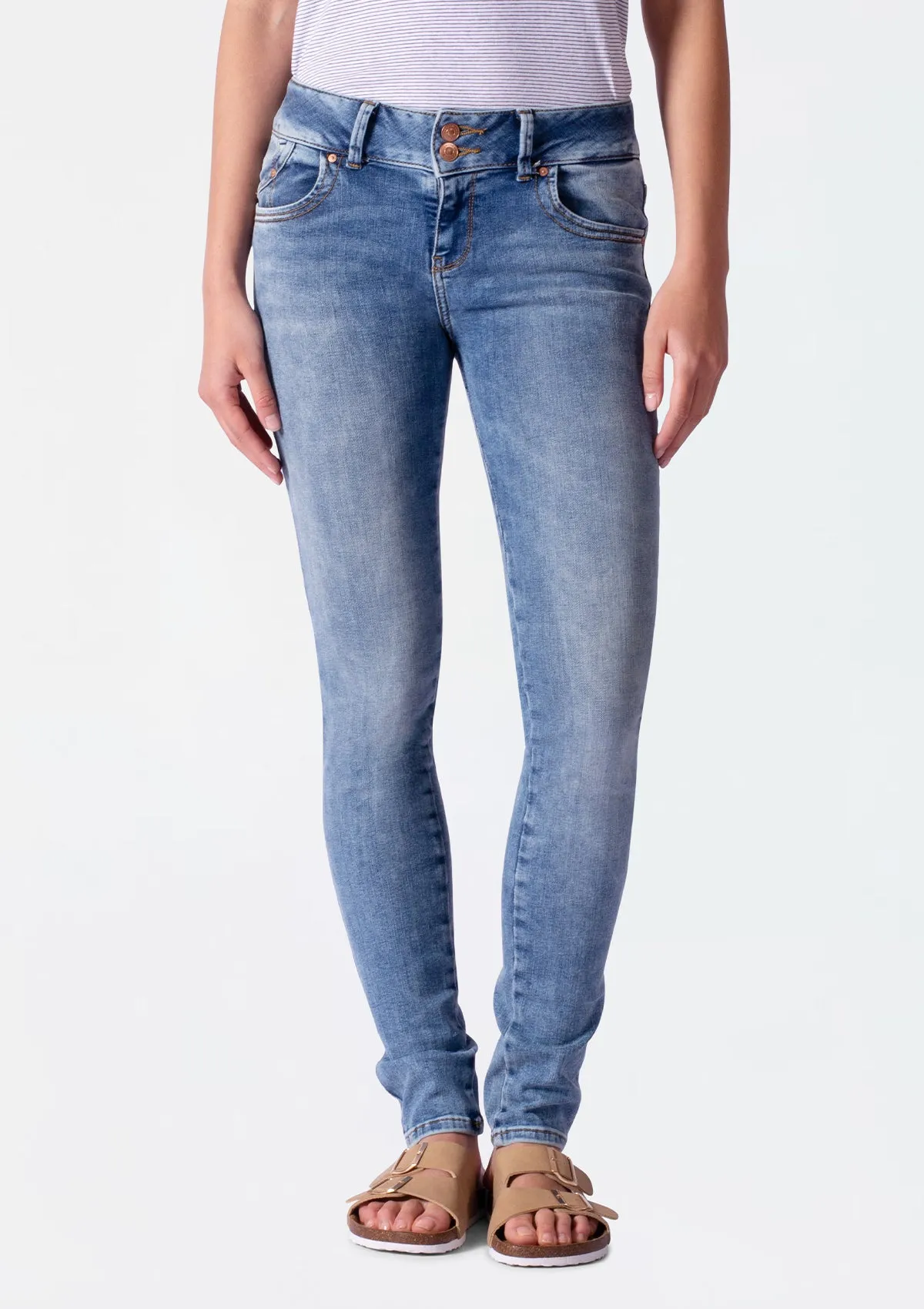 Molly M Yule Mid Rise Slim Jean