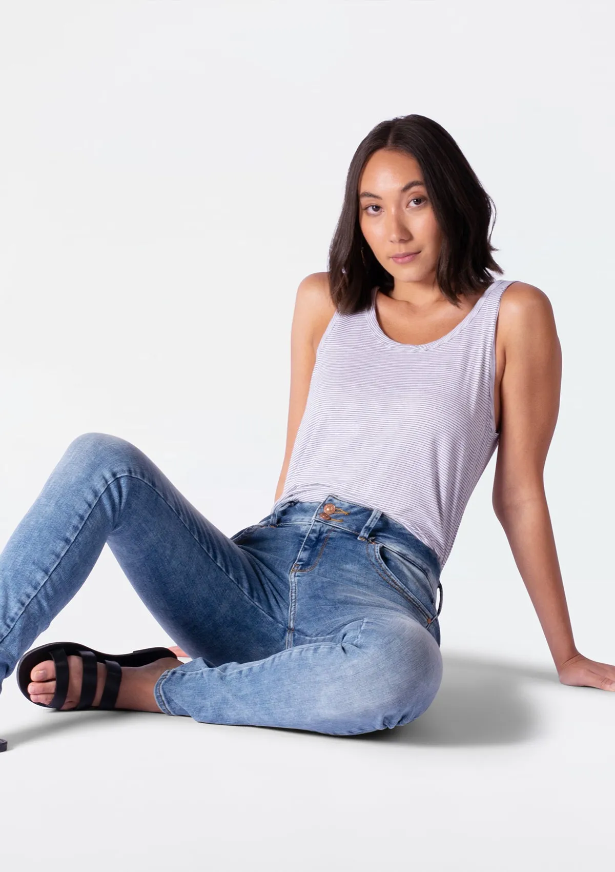 Molly M Yule Mid Rise Slim Jean