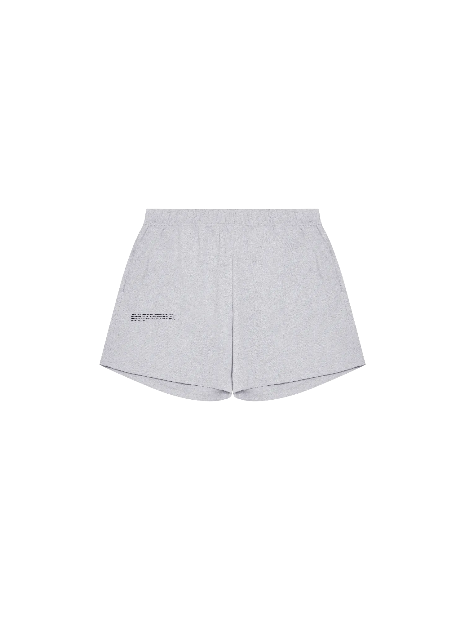 Organic Cotton Pajama Loose Shorts with C-FIBER™—grey marl