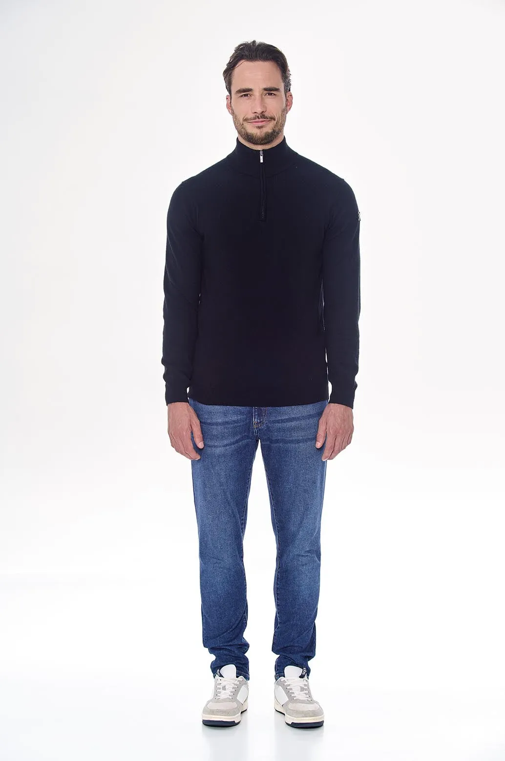 Parmo Unisex Pullover 1/4 Zip Sweater