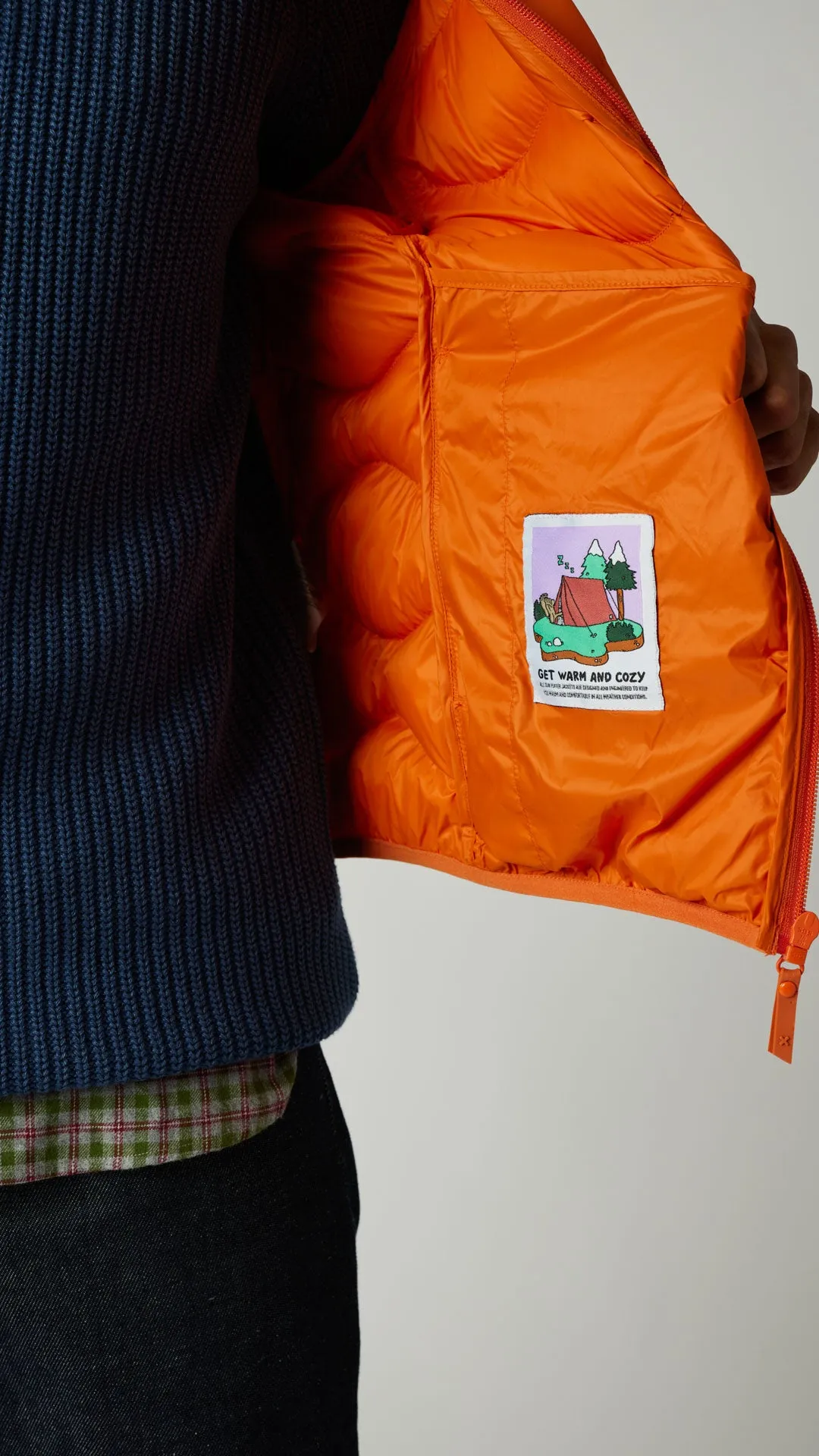 PUFFER BLIZZARD NARANJA