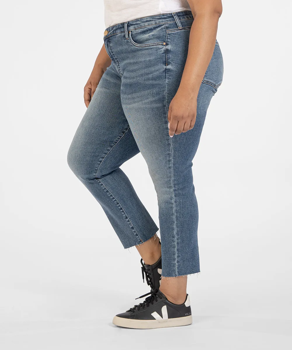 Reese High Rise Ankle Straight Leg, Plus