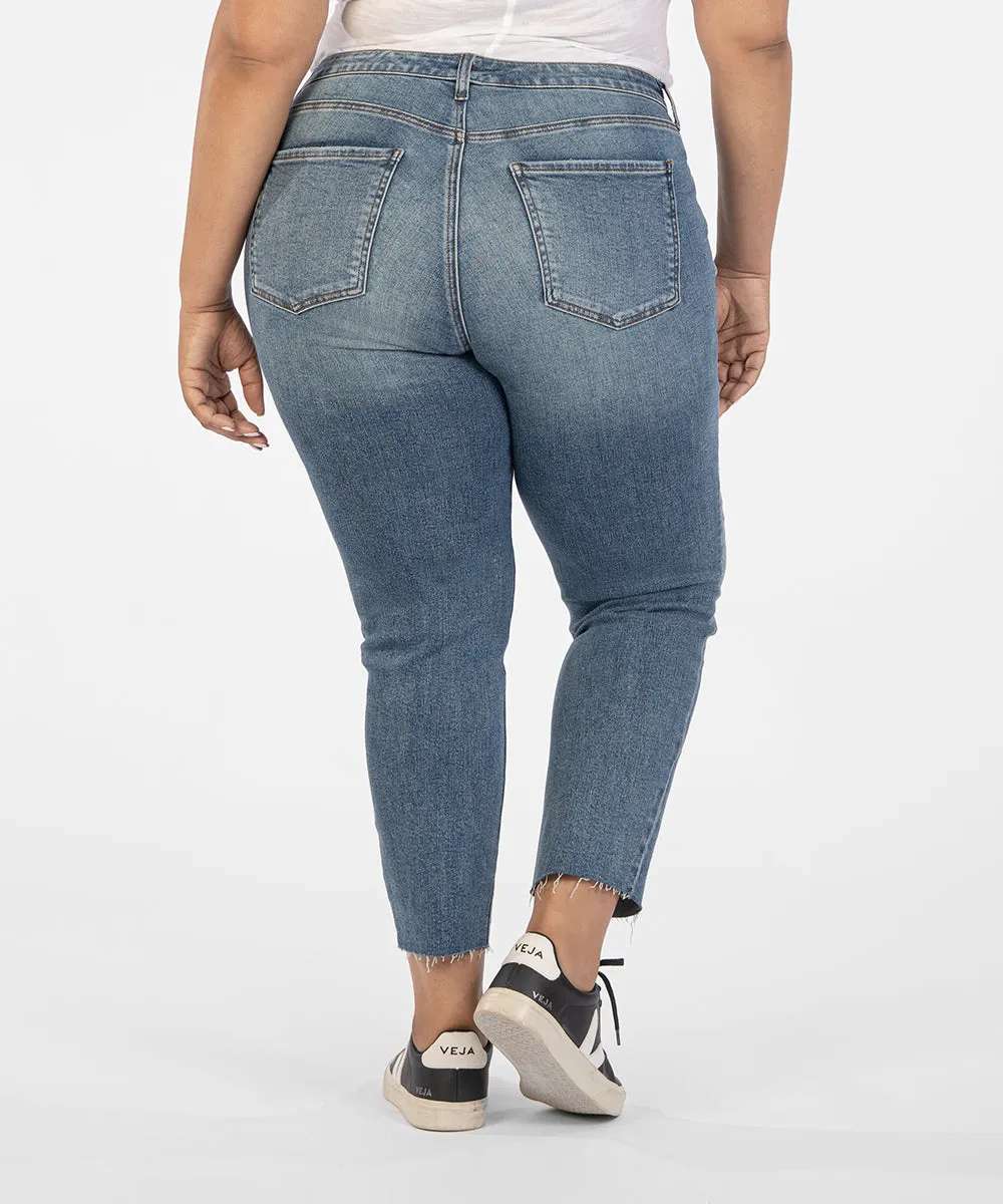 Reese High Rise Ankle Straight Leg, Plus