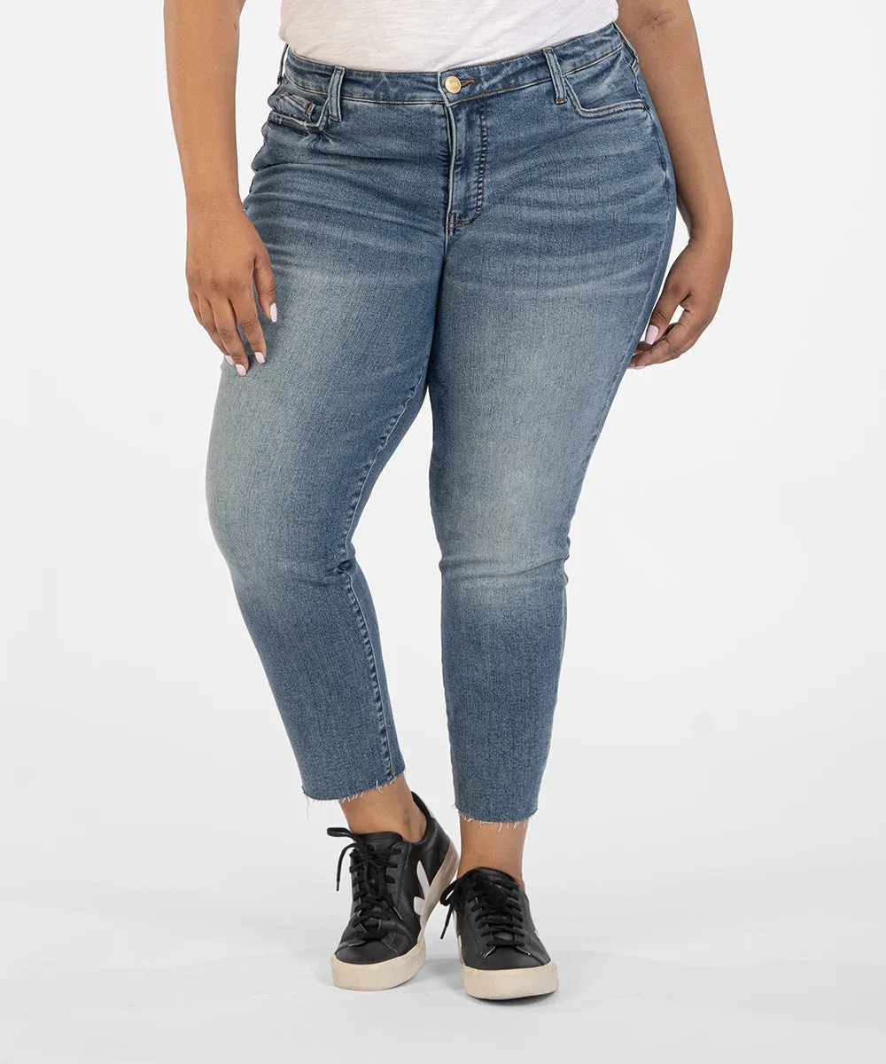 Reese High Rise Ankle Straight Leg, Plus