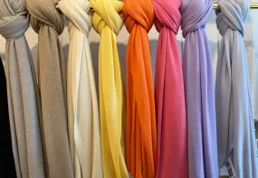 RICHARD GRAND ~ Scarf flat knit 100�shmere la