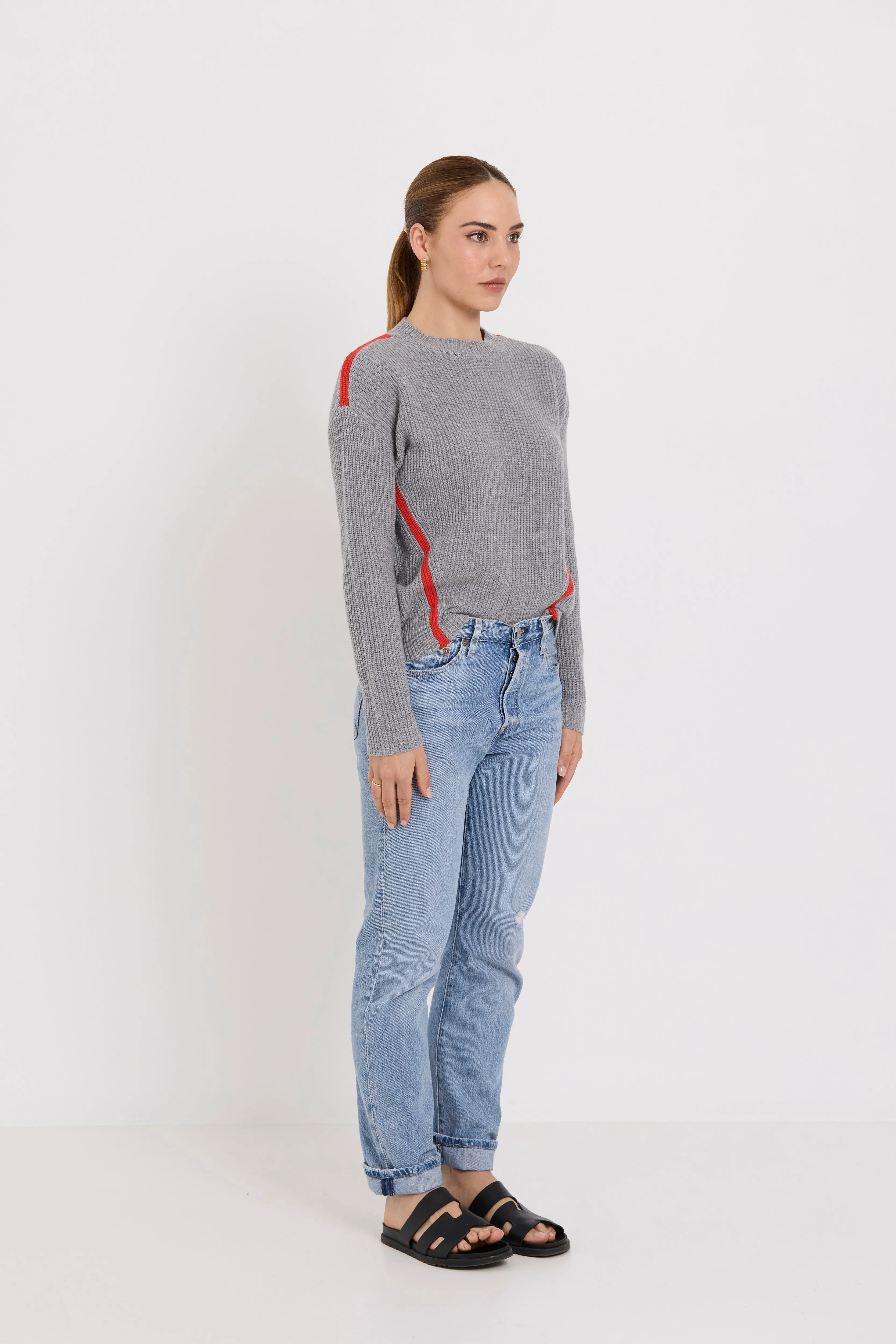 Shari Jumper | Grey/Orange