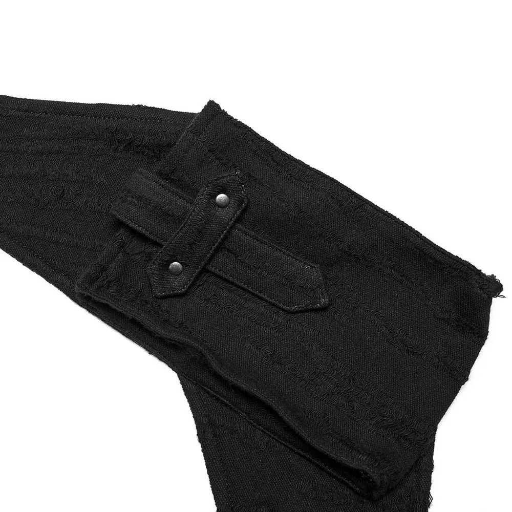 Stylish Knitted and Leather Holster Harness with Pockets