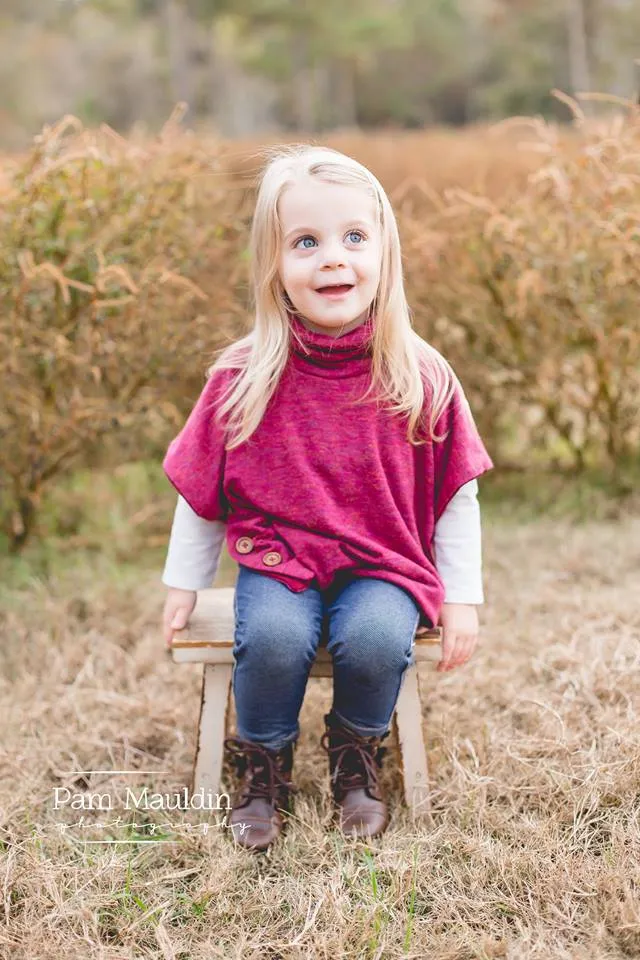 Sugar n' Spice Poncho Pattern (kids)