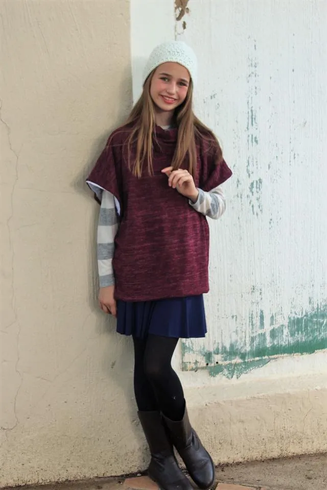 Sugar n' Spice Poncho Pattern (kids)
