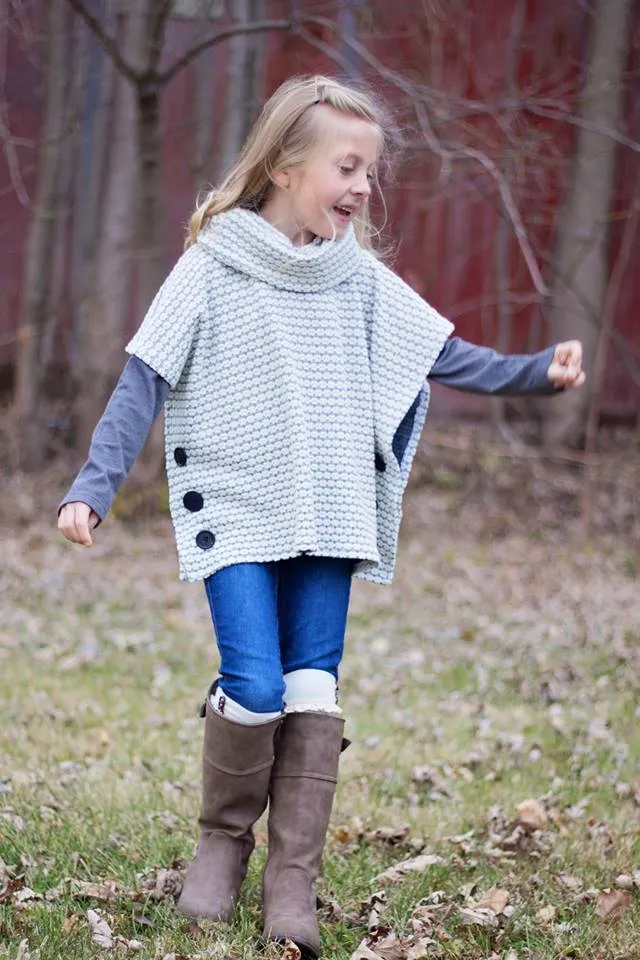 Sugar n' Spice Poncho Pattern (kids)