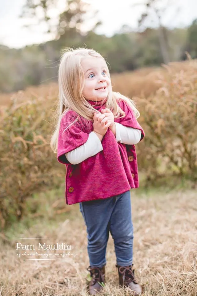 Sugar n' Spice Poncho Pattern (kids)