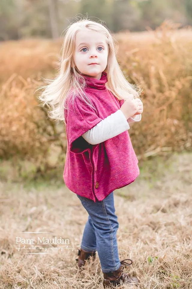 Sugar n' Spice Poncho Pattern (kids)