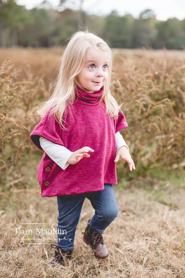 Sugar n' Spice Poncho Pattern (kids)