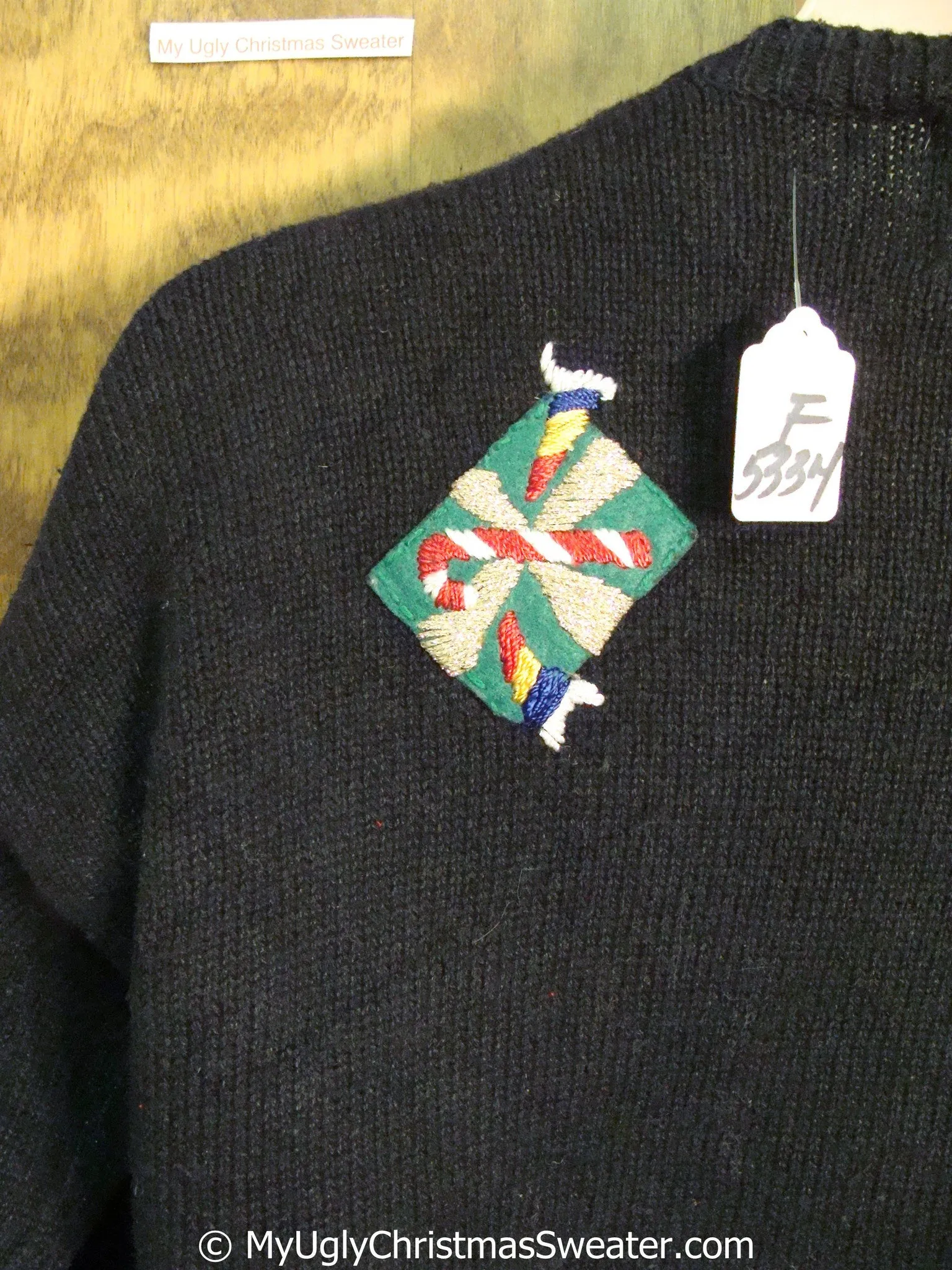 Tacky 80s Dancing Santas Themed Christmas Sweater