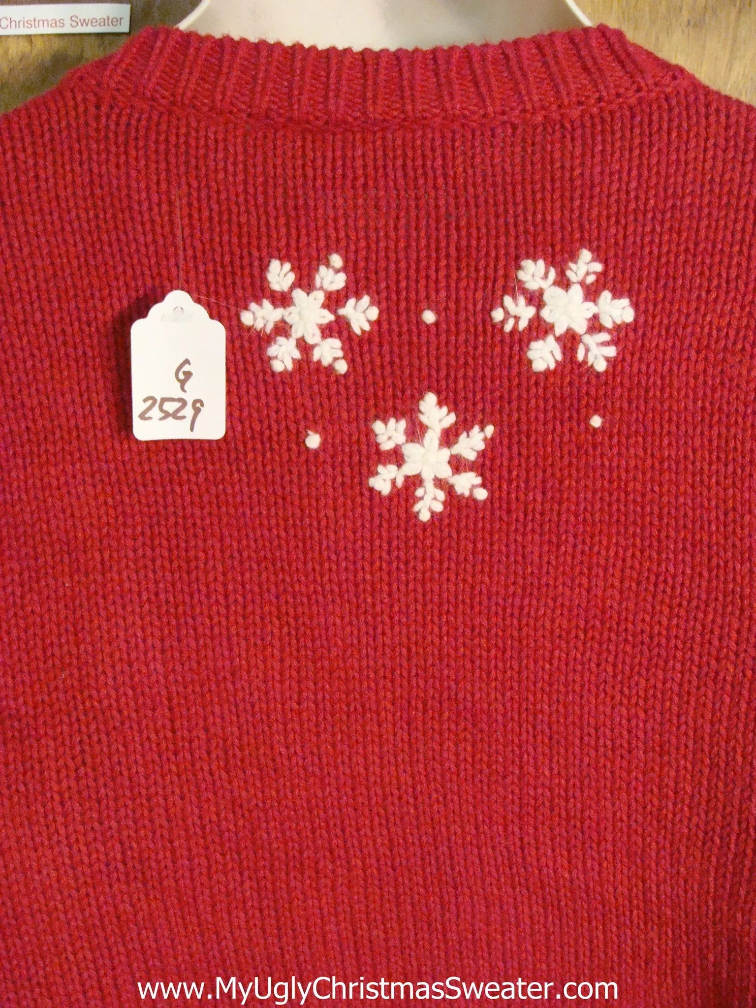 Tacky Red Cardinal Light Up Cheesy Christmas Sweater