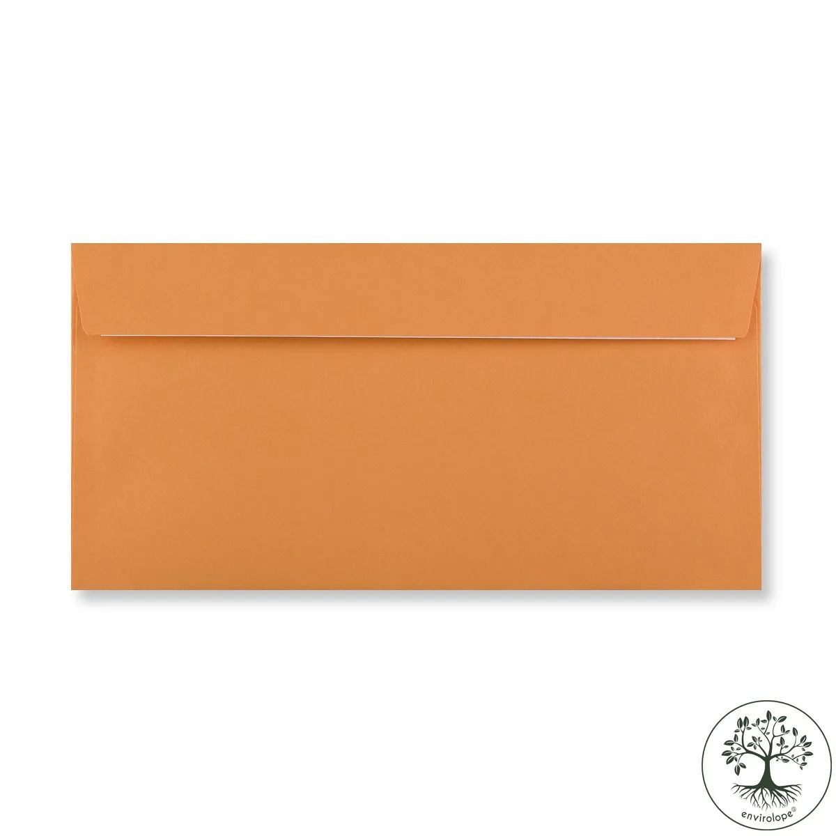 Tangerine Orange Envelopes by Clariana