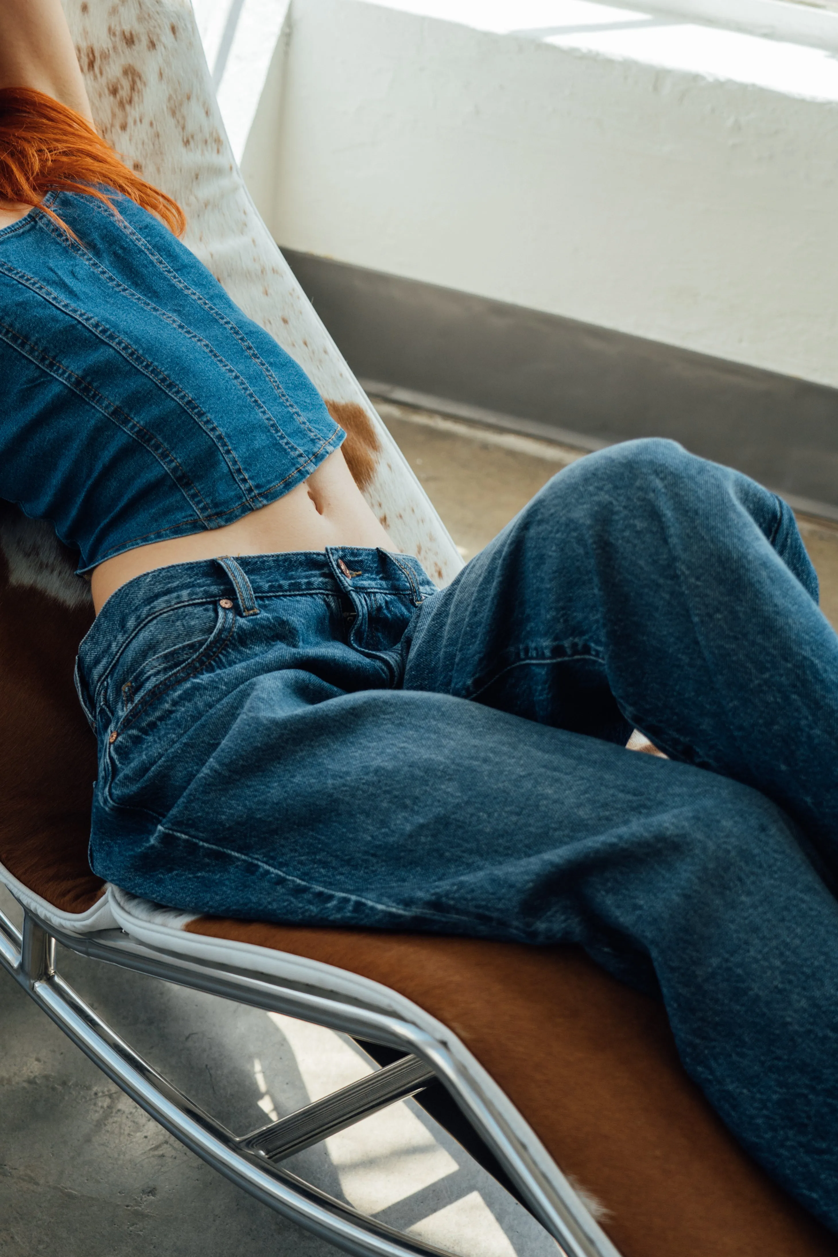 The Denim Bustier - Indigo