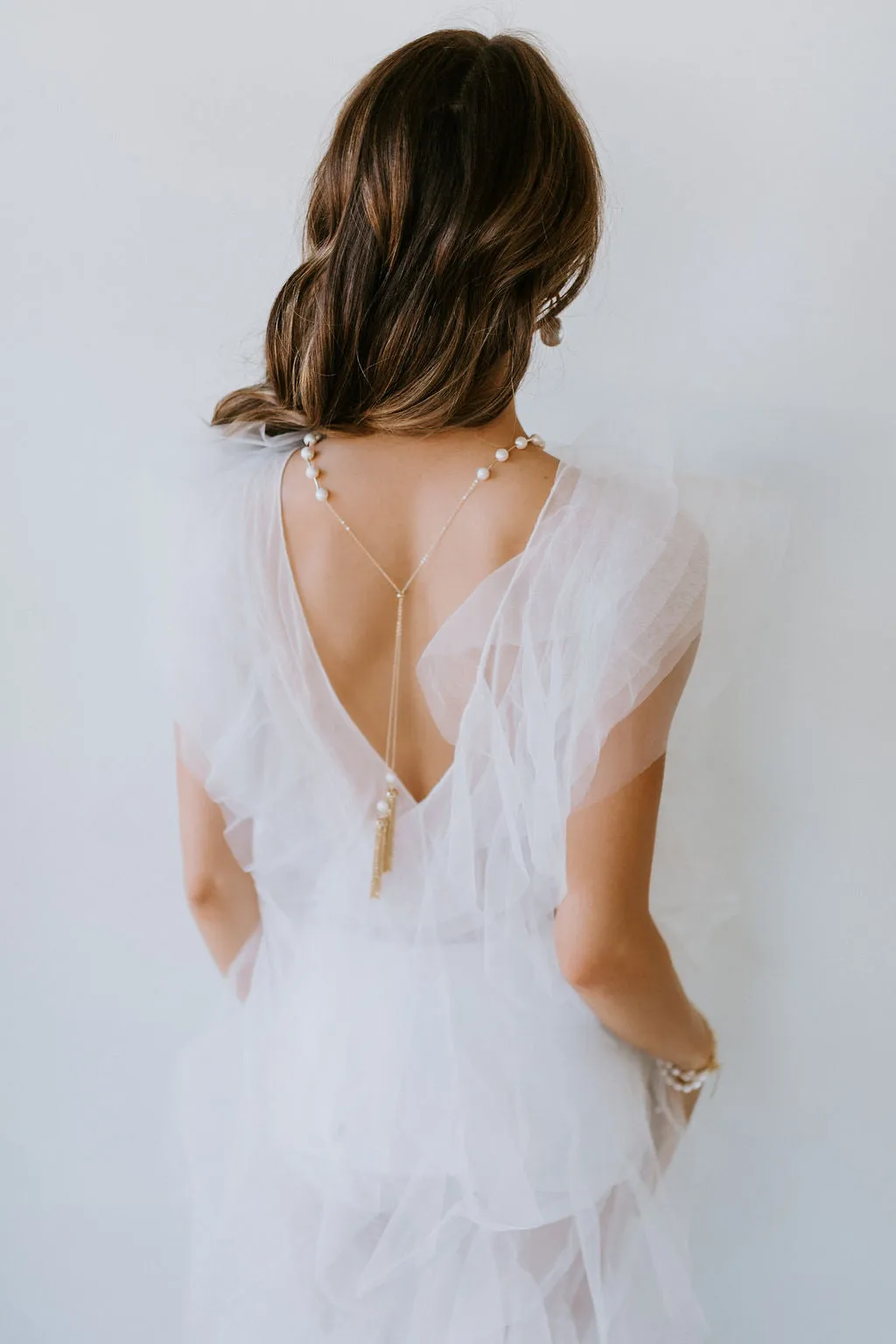 Timeless Pearl Lariat Necklace