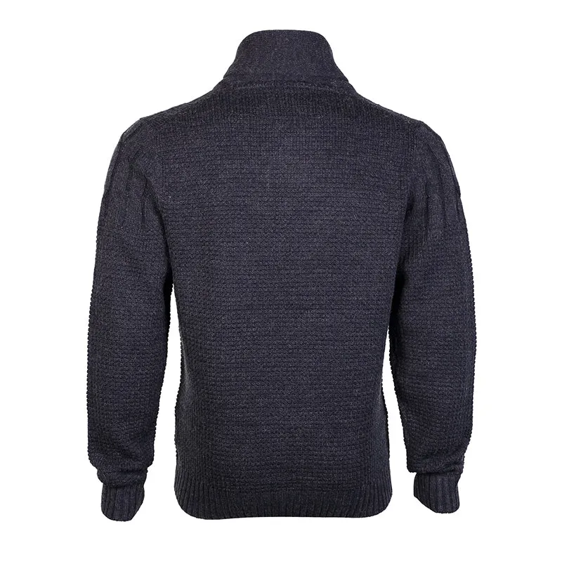 Tokyo Laundry Moloka blue shawl collar knitted jumper