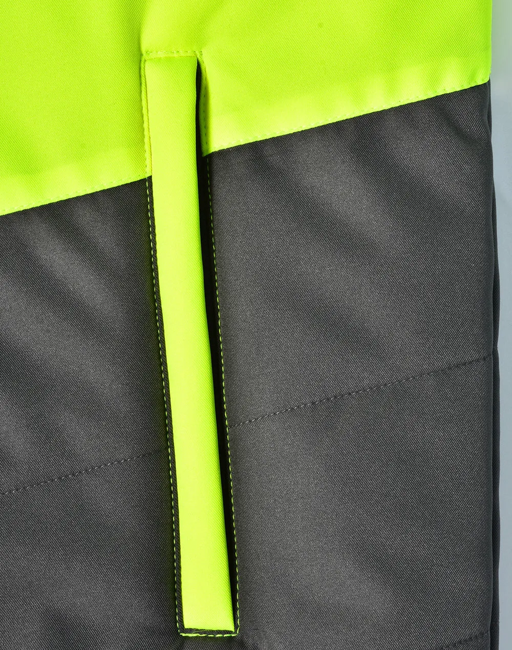 Unisex Hi Vis Modern Styling Hooded Puffer Jacket SW80