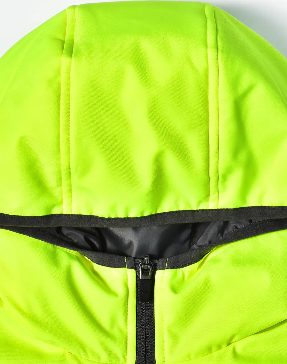 Unisex Hi Vis Modern Styling Hooded Puffer Jacket SW80