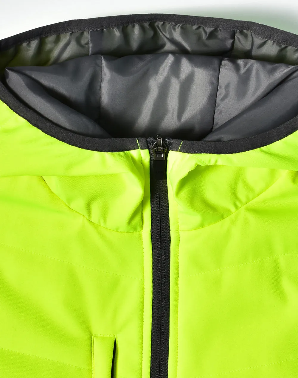 Unisex Hi Vis Modern Styling Hooded Puffer Jacket SW80