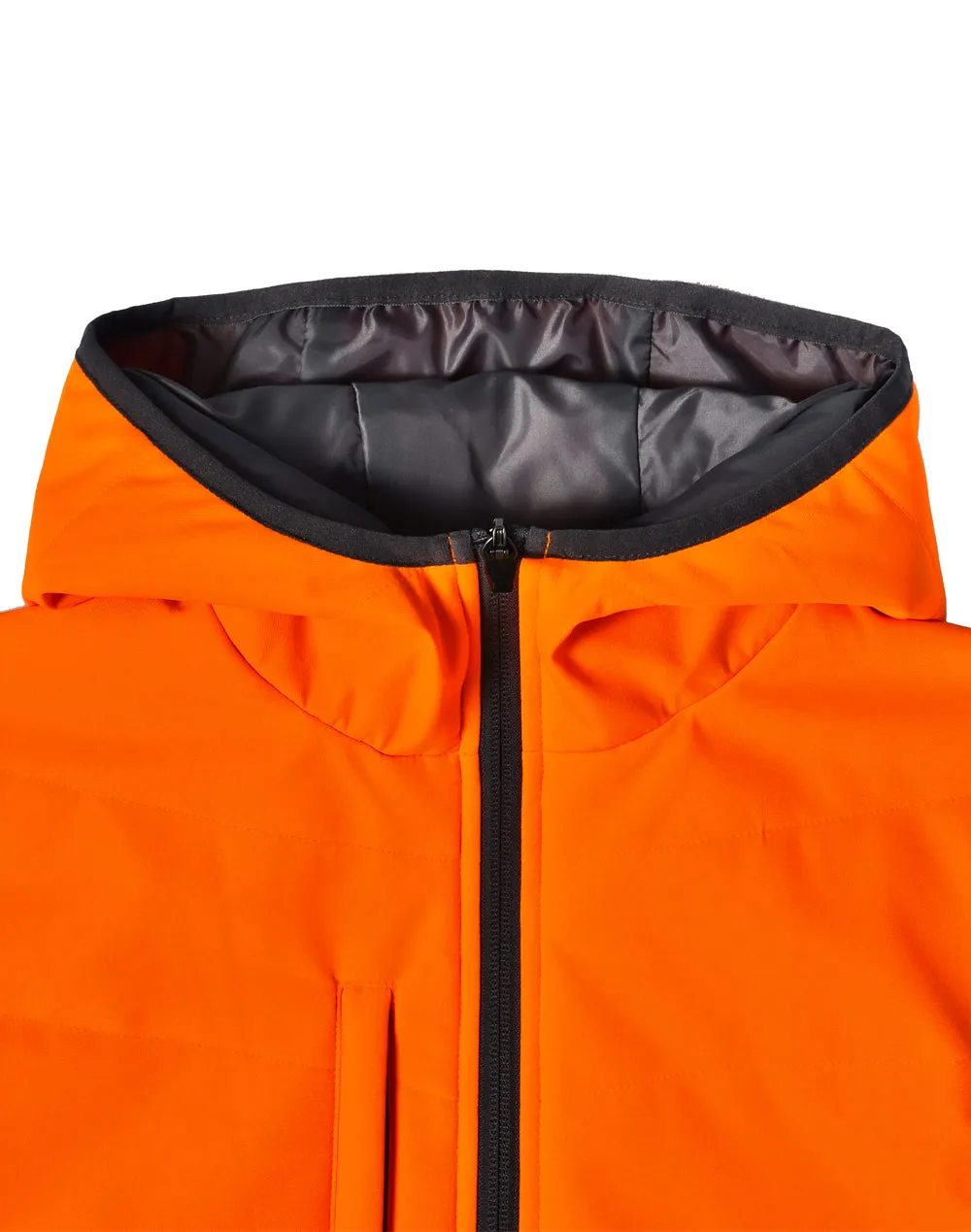 Unisex Hi Vis Modern Styling Hooded Puffer Jacket SW80
