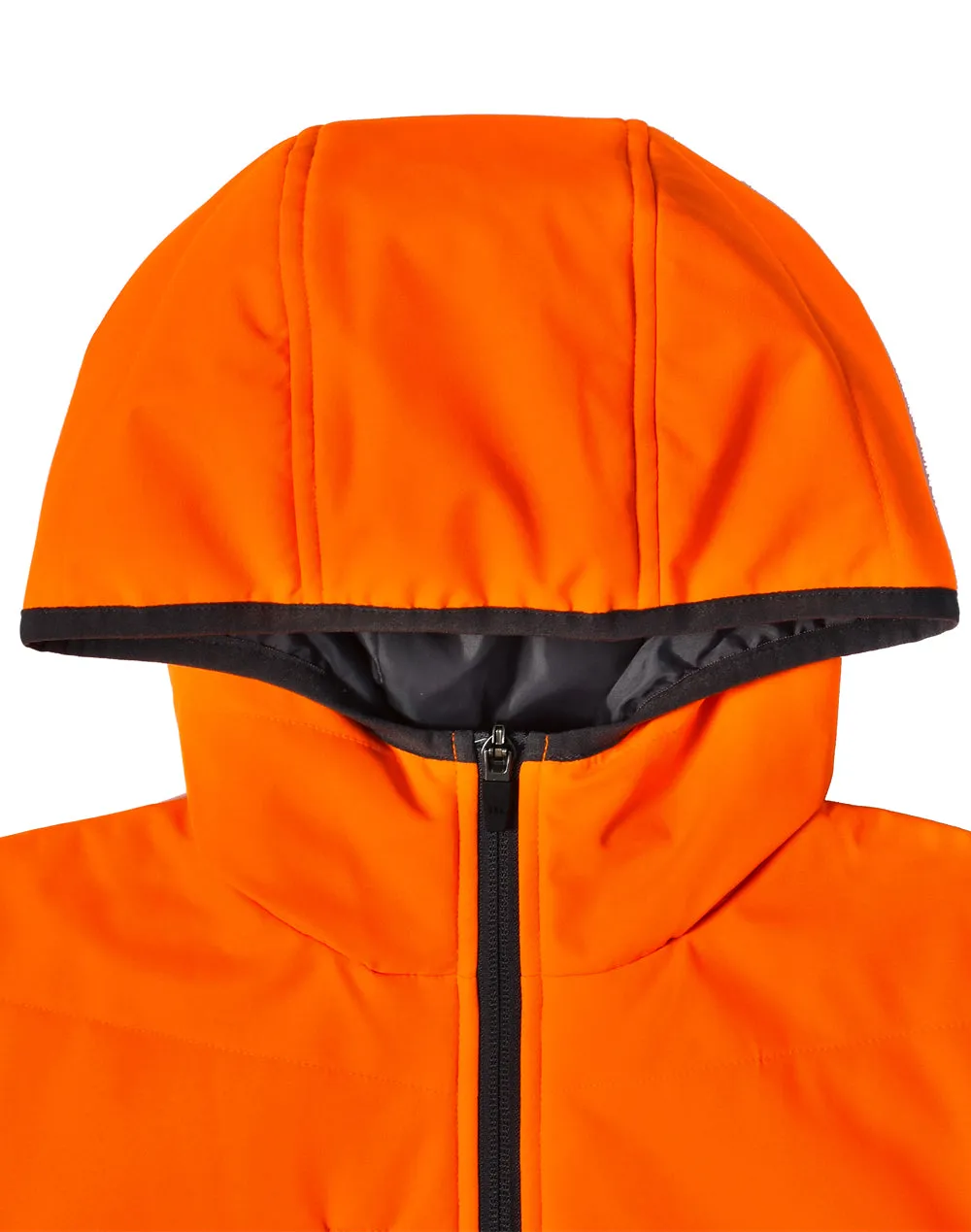 Unisex Hi Vis Modern Styling Hooded Puffer Jacket SW80
