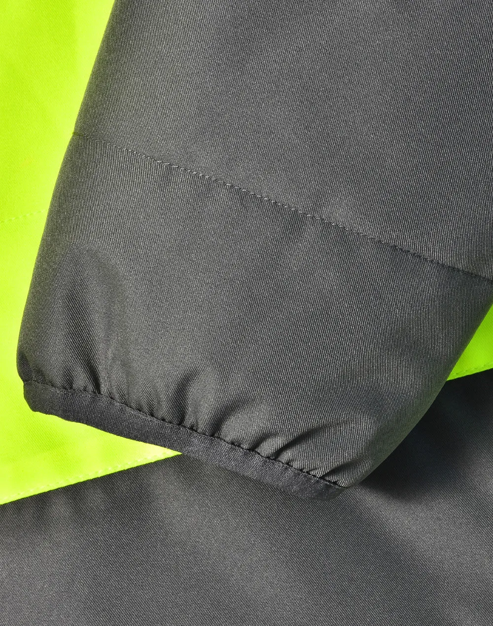 Unisex Hi Vis Modern Styling Hooded Puffer Jacket SW80