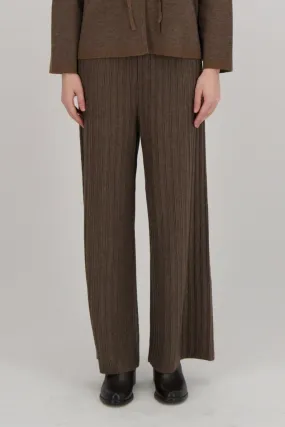 Wide Leg Rib Knit Pant