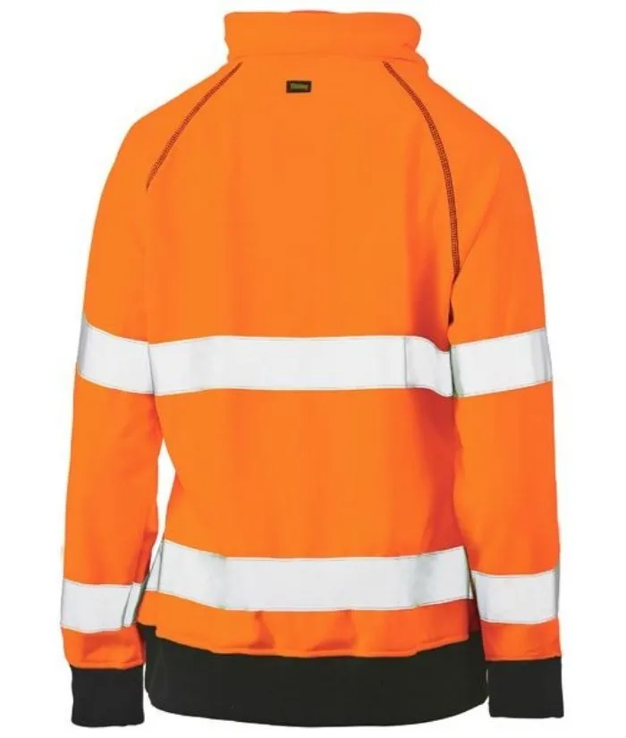 Womens Taped Hi Vis Fleece Jumper