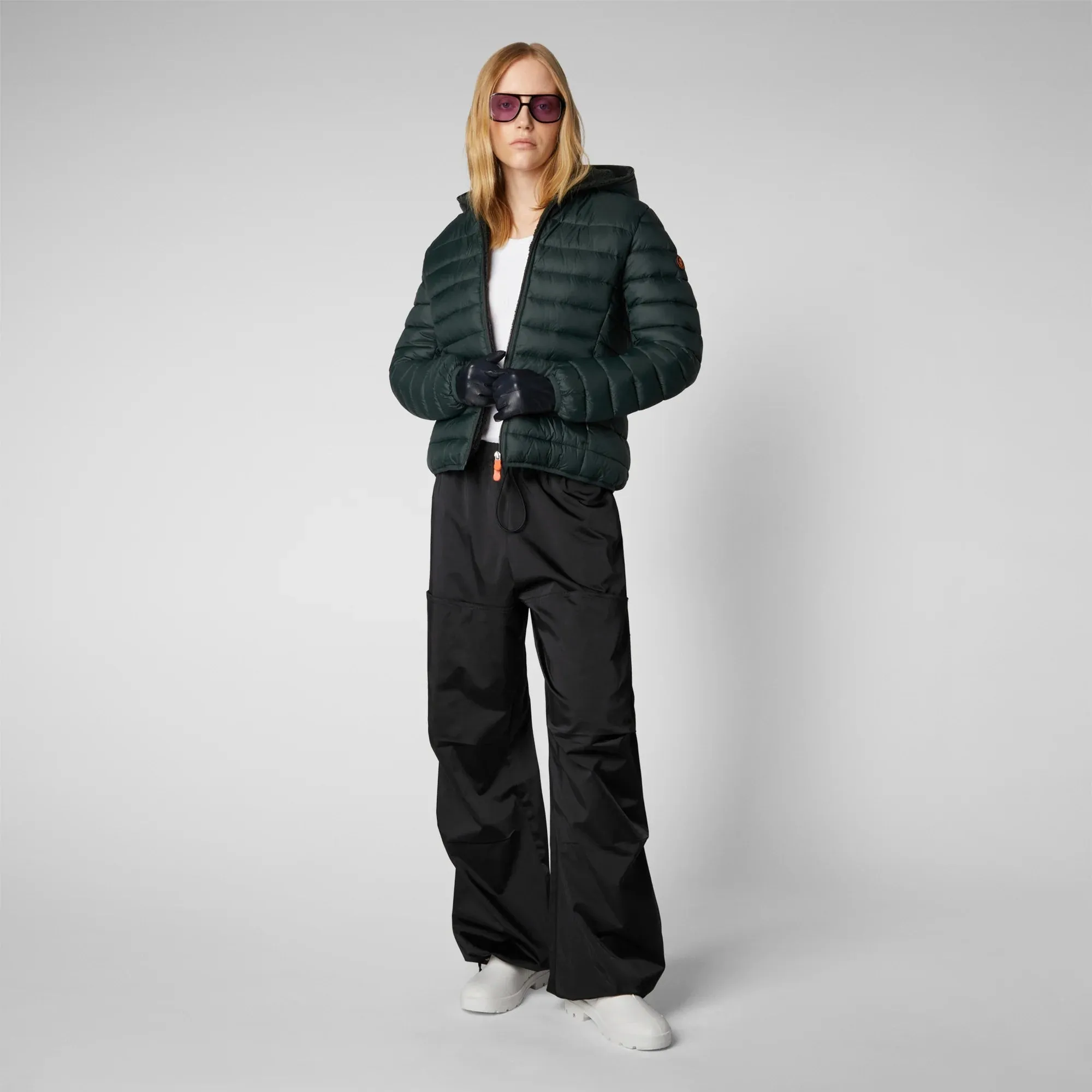 W's Ethel Hooded Puffer Jacket - 100% Recycled Nylon
